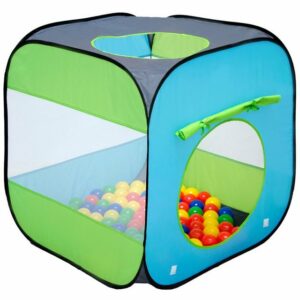 LittleTom Spielzelt Kinder Pop Up Spielzelt - Bällebad Kinderzelt Bunt Bällebadbälle-Bällepool