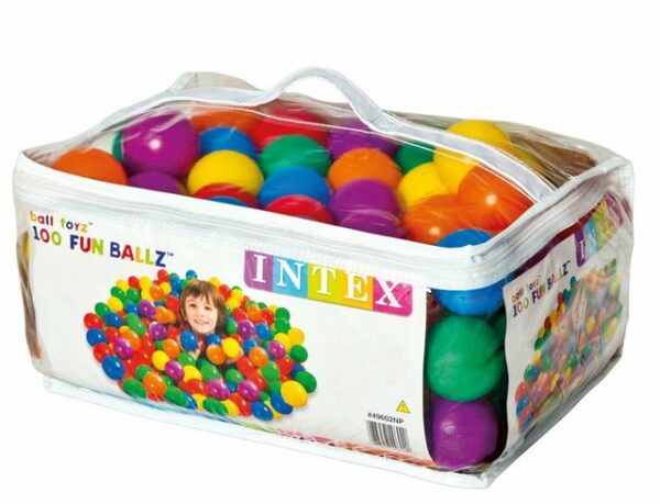 Intex Bällebad-Bälle 100 Bälle Small Fun Ballz Bällebad Ø 6
