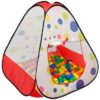 LittleTom Spielzelt Spielzelt Kinderzelt Pop-Up-Zelt Bällebad Zelt Kinderspielzelt inkl. Tasche