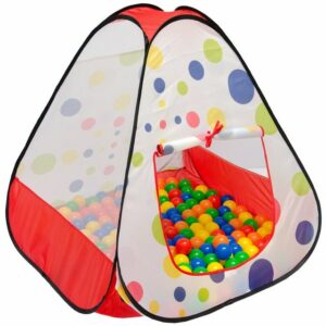 LittleTom Spielzelt Spielzelt Kinderzelt Pop-Up-Zelt Bällebad Zelt Kinderspielzelt inkl. Tasche