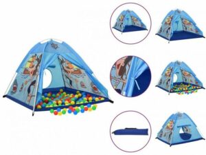 vidaXL Spielzelt Spielzelt für Kinder Blau 120x120x90 cm Bällebad