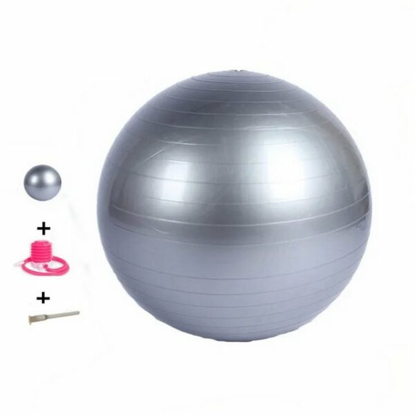 ZERYER Bällebad-Bälle 65cm PVC Fitnessball für Yoga und Gymnastik mit aufblasbarem Schlauch
