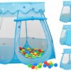 vidaXL Spielzelt Kinder-Spielzelt Blau 102x102x82 cm Bällebad