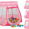 vidaXL Spielzelt Kinder-Spielzelt Rosa 102x102x82 cm Bällebad