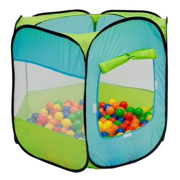 LittleTom Spielzelt Spielzelt Pop-Up-Zelt Bällebad indoor/outdoor Kinderspielzelt inkl. Tasche