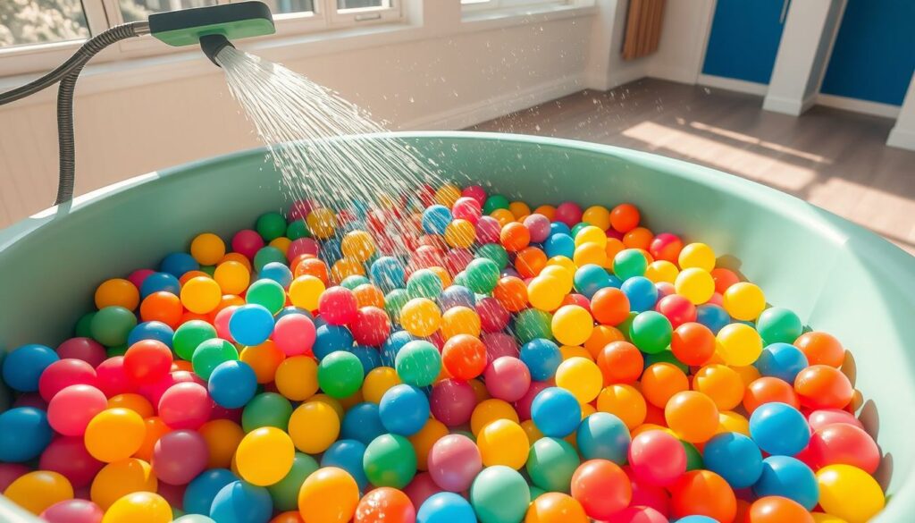 Bällebad reinigen