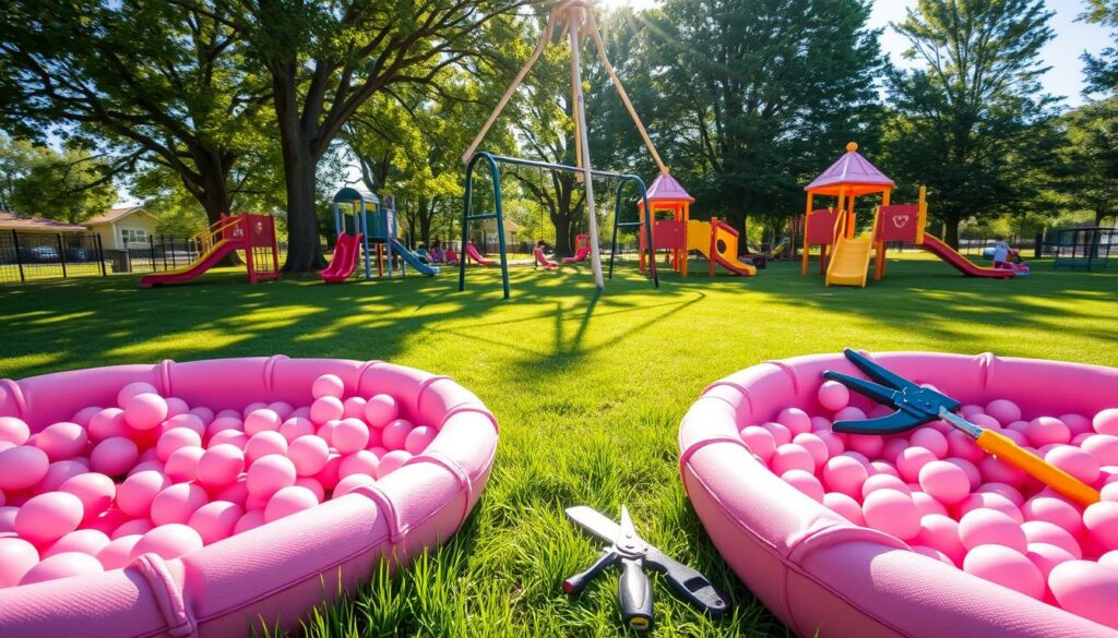 Pflege von Spielplätzen